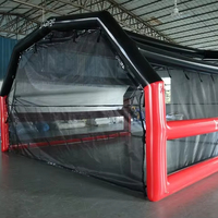 2026 Vente directe usine Tente de peinture rétractable portable pour voitures avec système de filtration