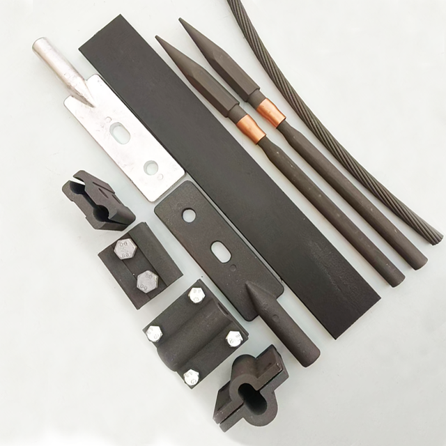 Factory Custom Earth Ground Rod Coupler Graphene Grounding Material Earth Rods Copper Grounding Rod for Earthing System