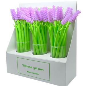 Dễ thương quà tặng sáng tạo Silicone gel bút ốc tình yêu Hoa Oải Hương Hình mịn bằng văn bản sinh viên trung tính bút - Product Image 1