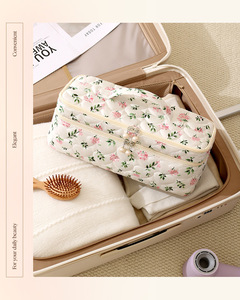 Trousse de Voyage Matelassée Grande Capacité Légère à Fermeture Éclair Double Couche pour Cosmétiques, Sèche-<span class=keywords><strong>Cheveux</strong></span>, Fer à Boucler et <span class=keywords><strong>Lisseur</strong></span> - Product Image 5