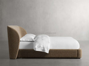 Современная мебель для спальни, мебель для дома, кровать размера «<span class=keywords><strong>Queen</strong></span>-King-Size», кровати из мягкой ткани - Product Image 3