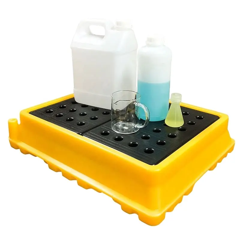 Желтый Настольный поднос для транспортировки лабораторной жидкости