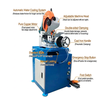 Machine de découpe pneumatique MC-315B pour tuyaux, acier inoxydable, fer, métal, scie à disque, machine de découpe à l'eau à angle de 45 degrés