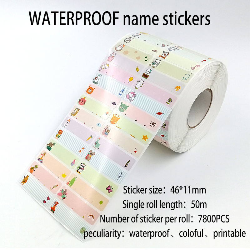 etiqueta engomada del nombre A