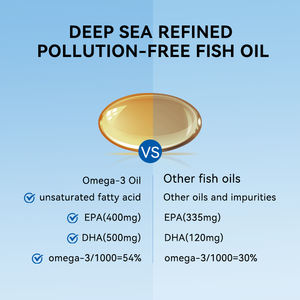 Disesuaikan minyak hati ikan laut dalam kapsul lembut <span class=keywords><strong>Omega</strong></span> <span class=keywords><strong>3</strong></span> minyak hati ikan Epa Dha <span class=keywords><strong>18</strong></span> <span class=keywords><strong>12</strong></span> 300 Mg gel lembut - Product Image 3