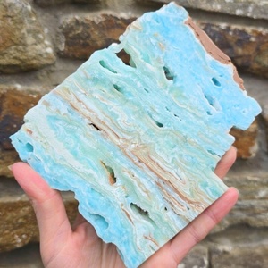 Venta al por Mayor de Losas de Cristal Natural del Caribe Ecológicas, Piedra en Bruto Tallada de Forma Irregular para Sanación - Product Image 6