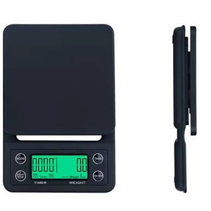 Báscula Italiana para Café de Goteo, Pantalla LCD de 0.1G, Multifunción, Temporizador, Báscula para Cocina y Barra, <span class=keywords><strong>2</strong></span> Pilas AA - Product Image 1