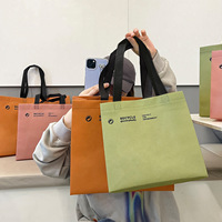 Sacs fourre-tout promotionnels réutilisables en PP non tissé avec logo imprimé personnalisé, sacs en tissu non tissé sur mesure