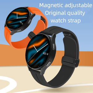 Bracelet de montre en silicone à boucle magnétique pour <span class=keywords><strong>Garmin</strong></span> Venu 3/Forerunner 255 Music/<span class=keywords><strong>Vivoactive</strong></span> <span class=keywords><strong>4</strong></span>/<span class=keywords><strong>Vivoactive</strong></span> 3 Bracelet Venu 2 <span class=keywords><strong>Plus</strong></span> - Product Image 2