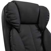 Chaise de bureau de direction à dossier haut à prix avantageux, réglable, en cuir PU, ergonomique, avec roulettes