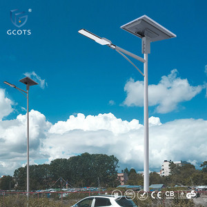 Lampadaire solaire pour parking extérieur 60W IP66 étanche haute luminosité LED SL-XS - Product Image 1