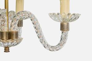 Lampadario Grande a 4 Luci VANC Design Francese, Vetro K9, Acrilico, Ottone, Tessuto, Illuminazione Personalizzata, Nuovo Arrivo - Product Image 5