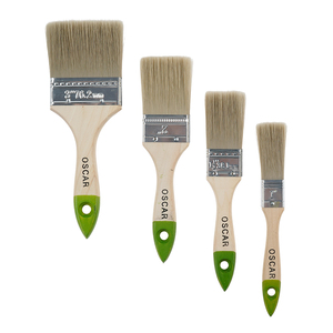 Pennelli all'ingrosso fai-da-te OEM con setole in lana, multiuso con manico in <span class=keywords><strong>legno</strong></span> <span class=keywords><strong>per</strong></span> pittura murale, pulizia, impregnazione, vernice e colla - Product Image 1