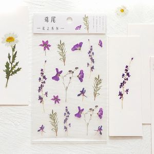 Pegatinas personalizadas con <span class=keywords><strong>palabras</strong></span> japonesas de trébol Margarita, flores transparentes, hojas, plantas, pegatinas decorativas - Product Image 6