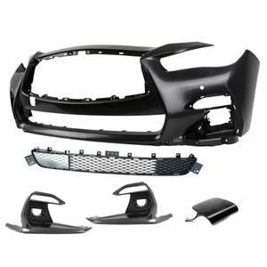 Piezas de Automóvil <span class=keywords><strong>Carfly</strong></span> para Infiniti Q50 2014+, Kit de Carrocería Estilo Impul, Parachoques Delantero de Fibra de Vidrio FRP para Parachoques Delantero de q50 - Product Image 1