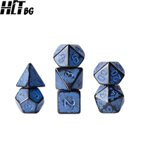Lot de 7 dés polyédriques en acrylique de 16 mm pour D&D, multicolores, durables, lisses, de qualité standard, pour le jeu, vente en gros, directement de l'usine