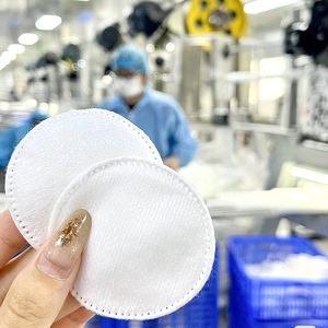 Số lượng lớn giá sinh thái thân thiện 80 cái mỹ phẩm phân hủy sinh học trang điểm Remover <span class=keywords><strong>Pads</strong></span> tự nhiên làm sạch da mặt miếng bông cho làn da nhạy cảm - Product Image 2