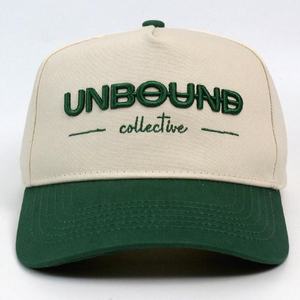 HBA54, оптовая продажа, хлопковая бейсболка с 5 панелями и рамкой, двухцветная бейсболка для спорта на открытом воздухе, бейсболка с 3D-вышивкой, логотип - Product Image 2