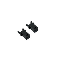 Interrupteur de verrouillage à ressort en métal de type poussoir (noir 6V) pour portes d'armoire et de poubelle pour un accès pratique et pratique