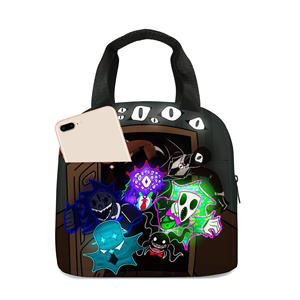 5 diseños puertas niños bolsa de almuerzo para la escuela dibujos animados Anime Ice Cooler bolsa de almuerzo para hombres Oficina señora con bolsa de teléfono - Product Image 5