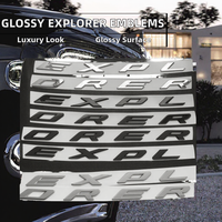 SAIGE Autocollants d'emblèmes de voiture 3D de luxe en plastique ABS chromé noir électroplaqué personnalisés pour carrosserie de voiture 328i 330i 335i 525i X3 X5