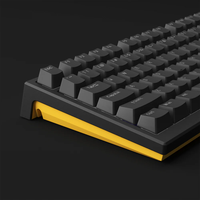 Akko MonsGeek MG75S Keyboard nirkabel, papan ketik mekanik Mini tembus pandang cepat 75%