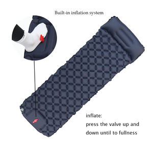 Almohadilla de dormir inflable ultraligera de una sola prensa, impermeable, de alta calidad, ligera, de nailon, de TPU Material, plegable, para acampar y hacer senderismo - Product Image 2