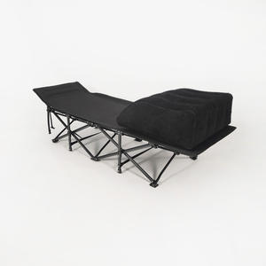 Luxe Moderne Opvouwbare Bedje Volwassen Campingbed Met Traagschuim Matras Metalen Frame Oxford Materiaal - Product Image 5