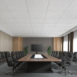 Plafond acoustique en fibres minérales, plafond en laine minérale, panneau en laine minérale - Product Image 2