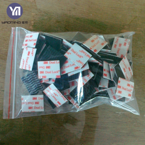 vendita calda di alta appiccicoso trasparente richiudibile fastener auto adesivo <span class=keywords><strong>3</strong></span> m dual gancio di blocco e nastro del ciclo - Product Image 5