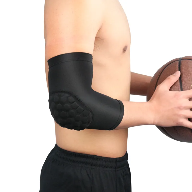 1pcs cánh tay áo chống trượt Ổn định armband khuỷu tay hỗ trợ bóng rổ cánh tay tay áo thoáng khí bóng đá an toàn thể thao khuỷu tay Pad