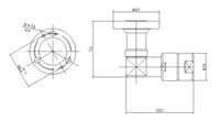 Prix usine 7-8 EIA 78 Eia pour 7/8 câble LDF5-50A d'alimentation 90 degrés à Angle droit RA Rf coaxial adaptateur connecteur cuivre