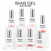 Gel BIAB professionnel de qualité salon, haute viscosité, sans HEMA ni TPO, avec logo personnalisé, vente en gros d'usine, prix de gros