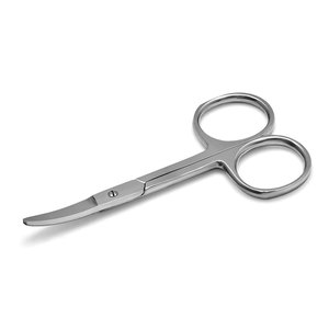 Ciseaux à ongles en acier inoxydable, lame courbée, pointe acérée, outils de beauté, soin des ongles, nail art, pour adultes - Product Image 1