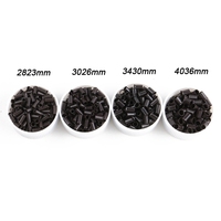 2,8mm 3,0mm 3,4mm 4,0mm Micro Link Perlen Haarverlängerungswerkzeuge Ohne Silikon Flare Edge Micro Kupferrohre I-Tip Haarverlängerungen
