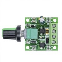 2A Mini PWM DC régulateur de vitesse du moteur régulateur 1.8-15V3V5V12V Micro régulateur de vitesse non polarisé commutateur