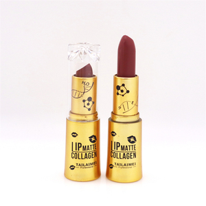 L135 Vegan Beauty Collagène Rouge à lèvres longue durée 24 heures Rouge à lèvres naturel unique Facile à colorer Rouge à lèvres mat hydratant - Product Image 2