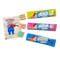 Emballage personnalisé avec logo, chewing-gum Crazy Roll, saveurs de fruits, rouleaux de chewing-gum