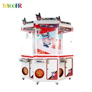 Playfun Beste Kwaliteit Muntautomaat Arcade Kraan Pluche Speelgoed Vangst Automaat Indoor Pretpark Geschenken Beste Poppenmachine