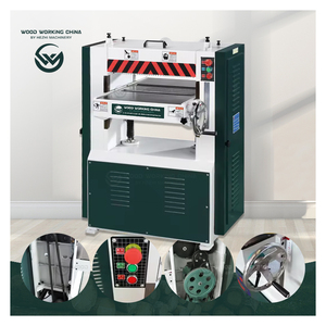 Raboteuse électrique à bois à face unique, portable et automatique, combinant <span class=keywords><strong>rabot</strong></span> et dégauchisseuse - Product Image 1