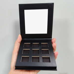 Recyclable Eyeshadow Storage <b>Box</b> Durable Plastic Cosmetic Carrier Equipped With Clear Visible Top Lid For Cosmetic DIY Packing - Product Image 6