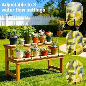 Cabezal de Aspersión Universal de 20 cm, Kit de Riego por Microaspersión Ajustable, Accesorio de Sistema de Goteo de Conexión Rápida - Product Image 3