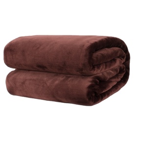 Thicker Fleece Sofa <strong>Bed</strong> <strong>Throw</strong> Red <strong>Super</strong> Soft <strong>King</strong> Size Luxurious Cosy Winter Faux Fur Reversible 100% Polyester Mink Blanket - Product Image 5