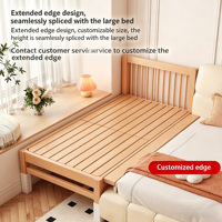 Lit de raccordement moderne à charge lourde, en bois massif, sans joint, extensible, réglable en hauteur, pour usage commercial et vente en gros