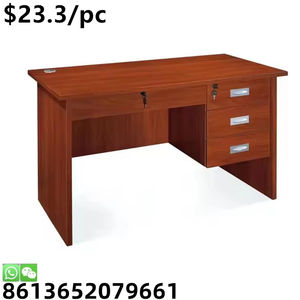 Fabricant chinois mobilier moderne ordinateur bureau poste de travail table coulissante avec roulettes - Product Image 6