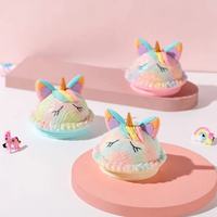 Gobelet à oreille de souris et biscuits mignons de valeur écologique tasses à thé café gobelets en plastique à double paroi avec paille