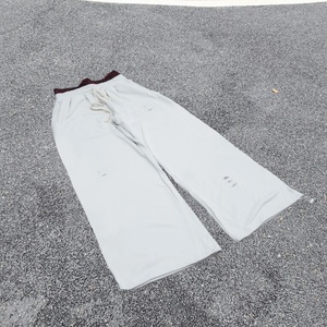 Manufacturer 450gsm High Quality Grey Blank Heavyweight <b>Oversized</b> Custom Logo Wide Leg Baggy Flared Men's Casual <b>Sweatpants</b> - Product Image 5