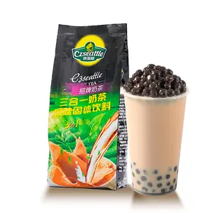 Czseattle Three-in-one Signature flavored milk tea drink & beverage for bubble tea shop dedicated instant milk tea powder