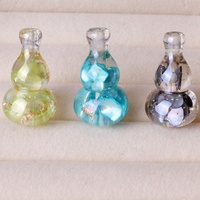 Nouvelles perles de gourde en résine transparente 16*28mm avec trou traversant, accessoires DIY pour porte-clés, chaînes de téléphone, décorations de voiture et fabrication de bijoux