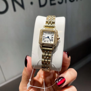 Reloj de Pulsera de Cristal Clásico de Lujo de Alta Calidad, Multifuncional, con Calendario, para Mujer, Moderno, Cuadrado - Product Image 2